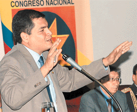 ¿Rafael Correa, o El Presidente?